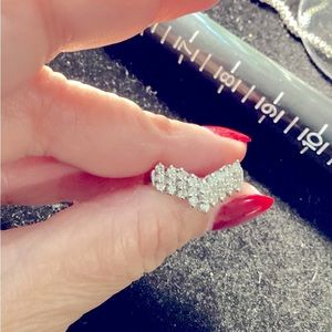 Platinum 900 0.58 Carat Natural Diamond